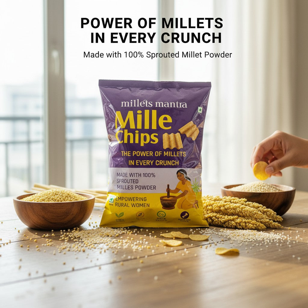 Millets Mantra Mille Chips – The Power of Millets in Every Crunch