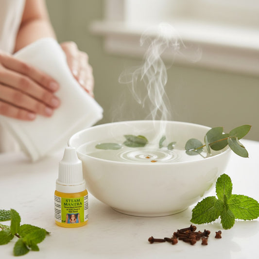 Steam Mantra - Natural Steam Inhalation for Cold & Cough Relief