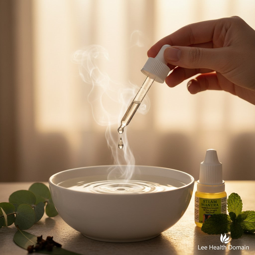 Steam Mantra - Natural Steam Inhalation for Cold & Cough Relief
