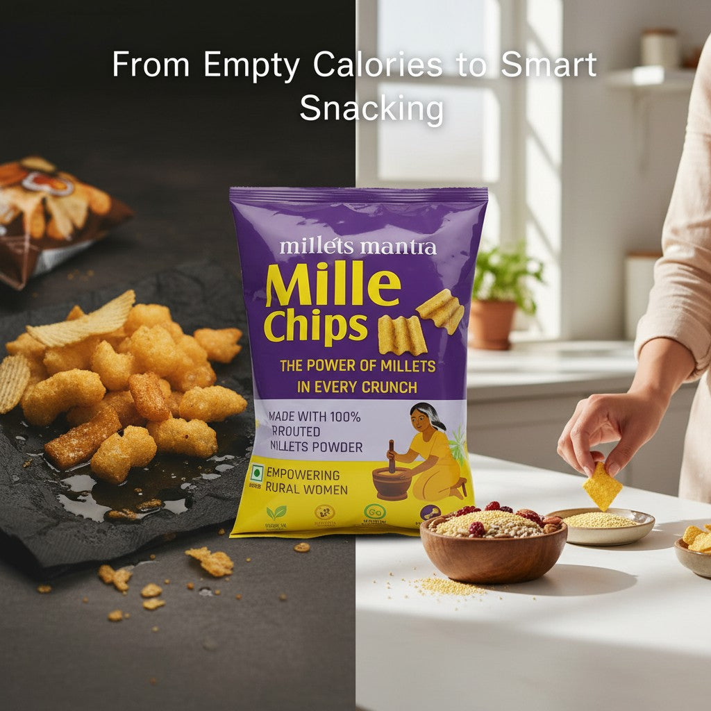 Millets Mantra Mille Chips – The Power of Millets in Every Crunch